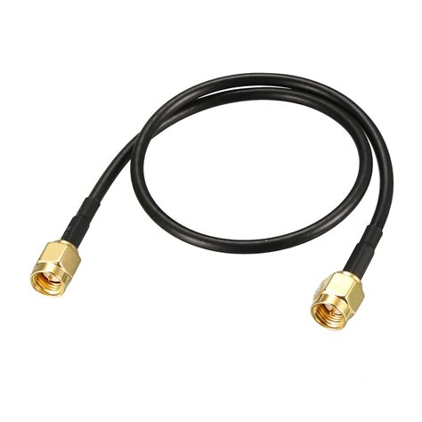 Uxcell Sma Male To Sma Male Coaxial Cable Ohm Feet Rg Walmart