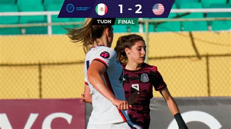 México cae en la Final ante Estados Unidos del Premundial Femenil Sub