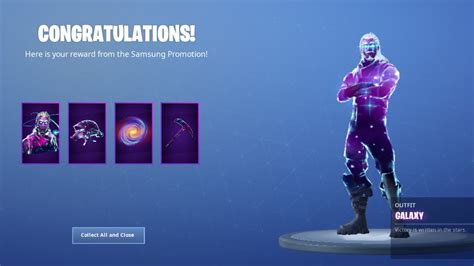 Fortnite Galaxy Skin Set Finally Youtube