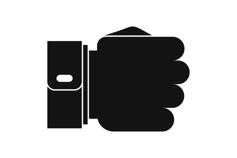 Hand Fist Icon Simple Black Style Graphic By Anatolir56 · Creative Fabrica