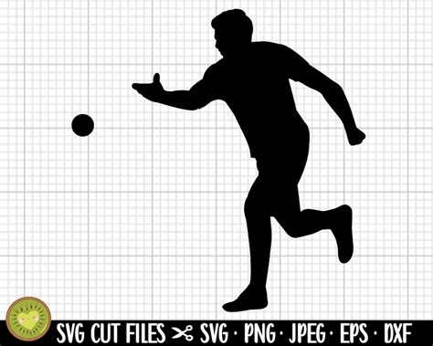 Bocce Player Svg Bocce Player Silhouette Png Bocce Player Png Clipart ...