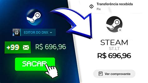 COMO RETIRA SALDO DA STEAM POR DINHEIRO REAL YouTube