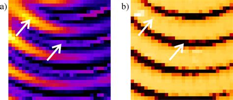 Magnified Image Of The A Optical Near Field And The B Topography Of