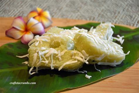 Baked Cassava Cake Crafts To Crumbs