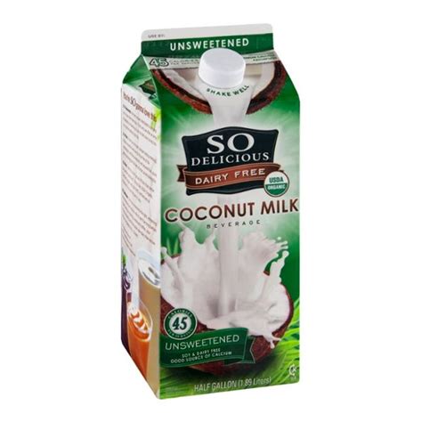 So Delicious Coconut Milk Dairy Free Unsweetened Reviews