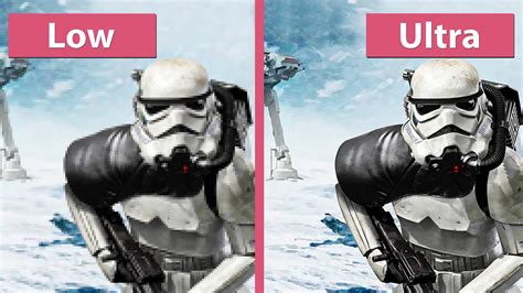 Star Wars Battlefront Pc Low Vs Ultra Mini Graphics Comparison Beta