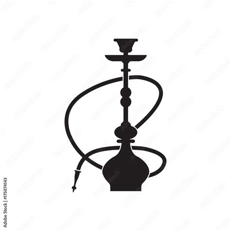 Shisha Vector Icon Stock Vector Adobe Stock