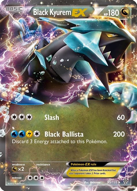 Black Kyurem Ex Plasma Storm Pokemon