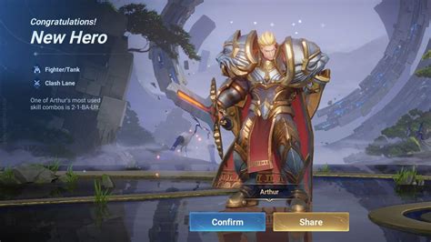 Honor of Kings Quốc Tế Arthur Bản gốc Arthur LQ gameplay YouTube