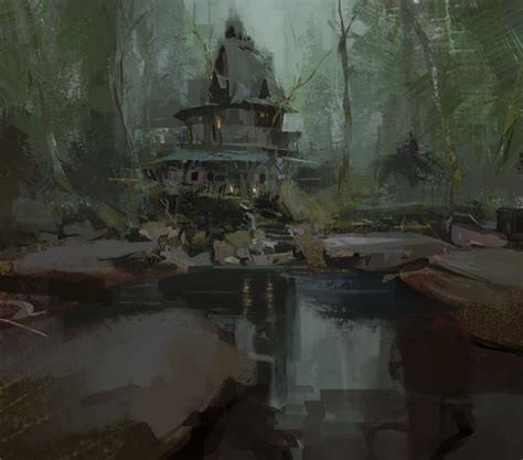 ArtStation Forest Zac Retz Environment Painting Concept Art