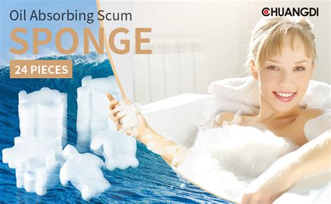 Amazon Chuangdi Pieces Hot Tub Sponge Turtle Oil Scum Absorbing Absorber For Spa And
