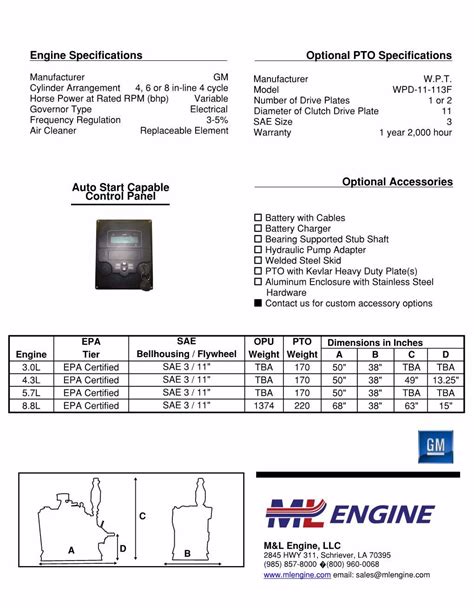 M And L Engines 5 7l