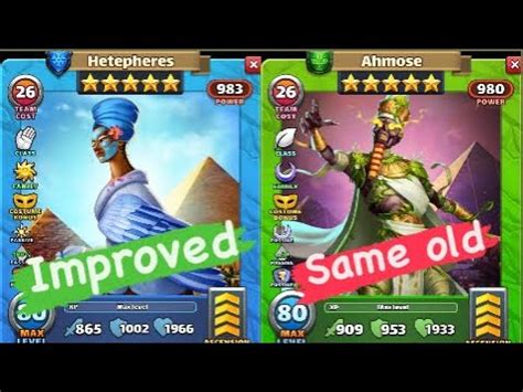 Empires Puzzles Hero Analysis Costumeshetepheres Ahmose