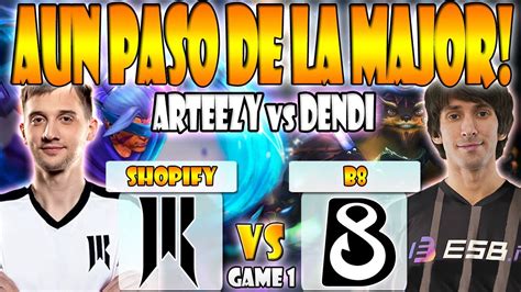 Shopify Rebellion Vs B Bo Game Arteezy Abed Vs Dendi Dpc Na