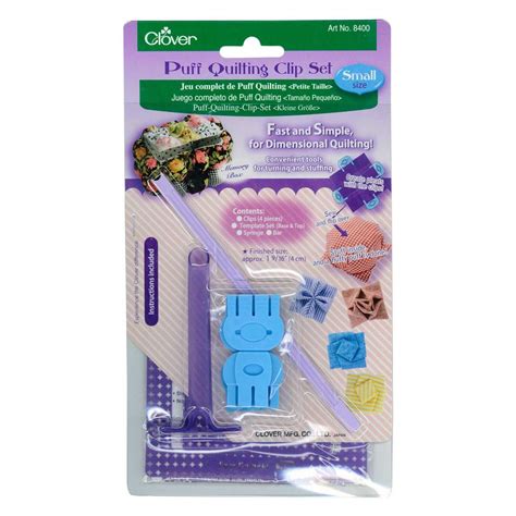 CLOVER PUFF QUILTING CLIP SET 8400 8400 Birch Wholesale