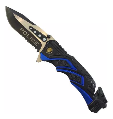 Navaja Táctica Cuchillo Survivor Police Mtech Acero Defensa