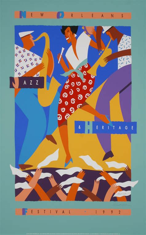 New Orleans Jazz And Heritage Fesitval Posters 1992