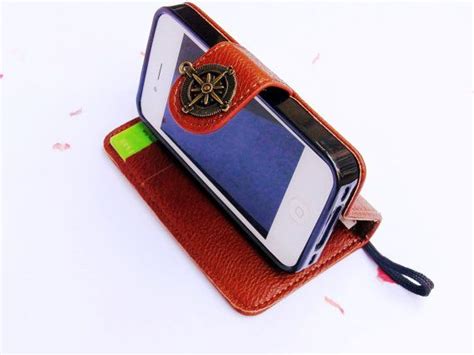 iPhone 4 Wallet Case - Genuine Leather