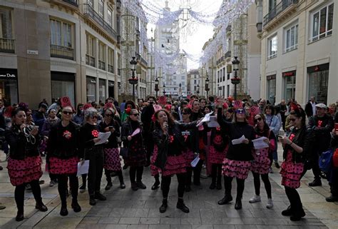 Fotos Protesta De La Invisible Por El Centro De M Laga Diario Sur