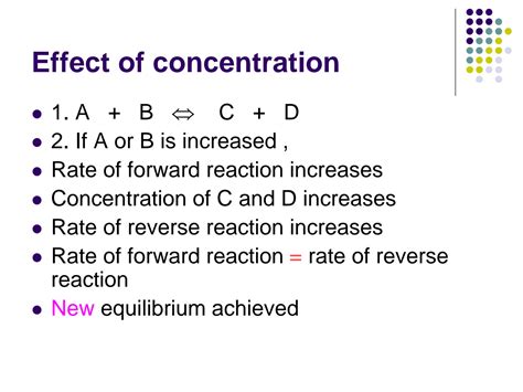 SOLUTION: Factors affecting equilibrium - Studypool