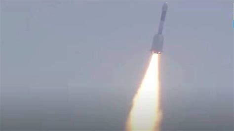 Isros Gslv F Carrying Navigation Satellite Nvs Lifts Off From