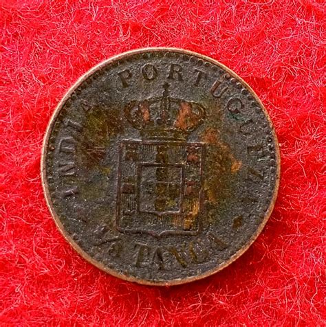 India Portuguese Tanga Carlos I Lisboa Mint Coin Bidcurios