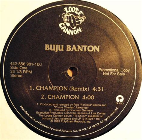 Buju Banton - Champion (1995, Vinyl) | Discogs