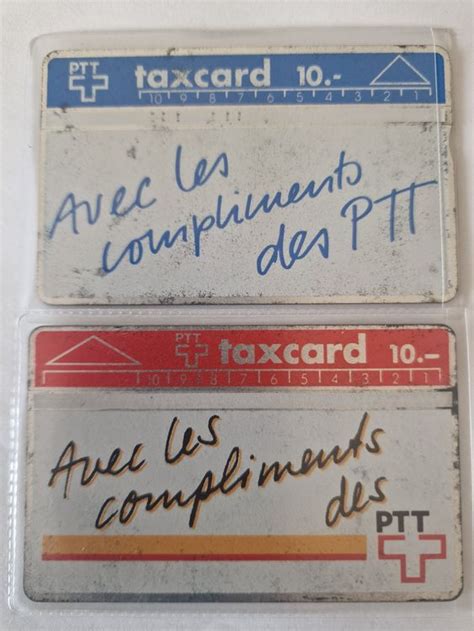 PTT Taxcards Avec Les Compliments Des PTT Kaufen Auf Ricardo