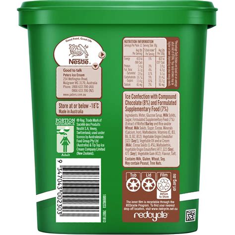 Milo Frozen Dessert Tub L Woolworths