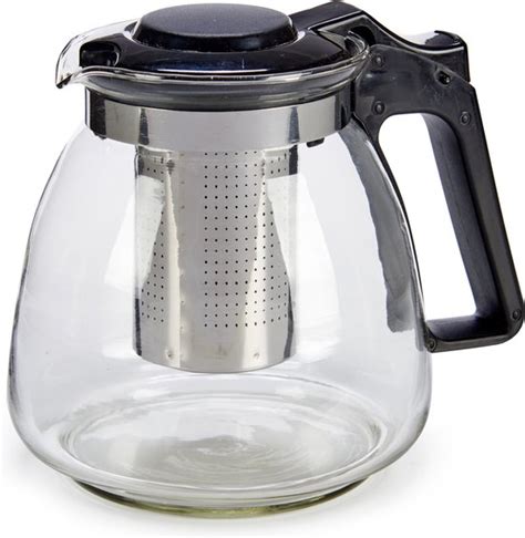 Glazen Theepot 900 Ml Met Filter Infuser En Handvat Theepotten