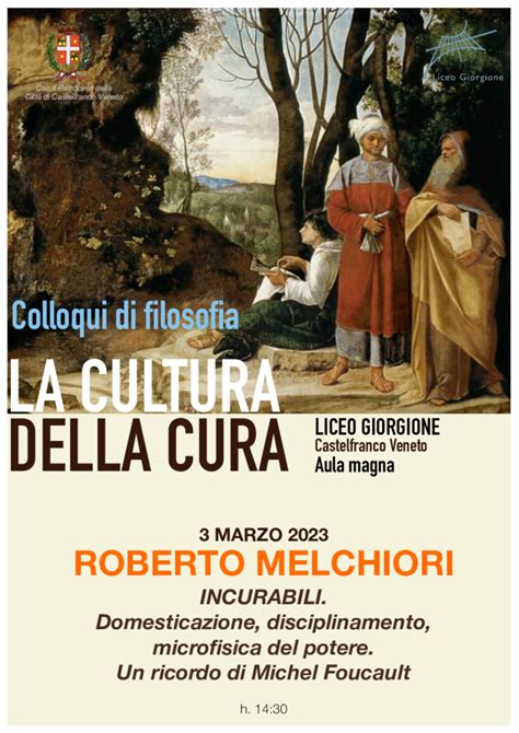 Locandina Melchiori Colloqui Di Filosofia Liceo Ginnasio Statale