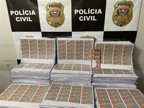 Polícia Civil apreende 120 mil cartelas de raspadinhas falsas em Bauru