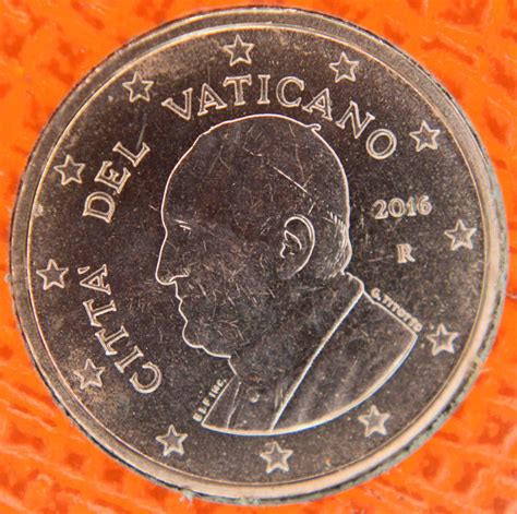 Vatican 1 Cent Coin 2016 Euro Coins Tv The Online Eurocoins Catalogue