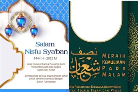 18 Link Twibbon Nisfu Syaban Lengkap Dengan Permintaan Maaf Dan Kata