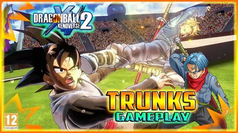 Dragon Ball Xenoverse 2 Future Trunks Gameplay Youtube