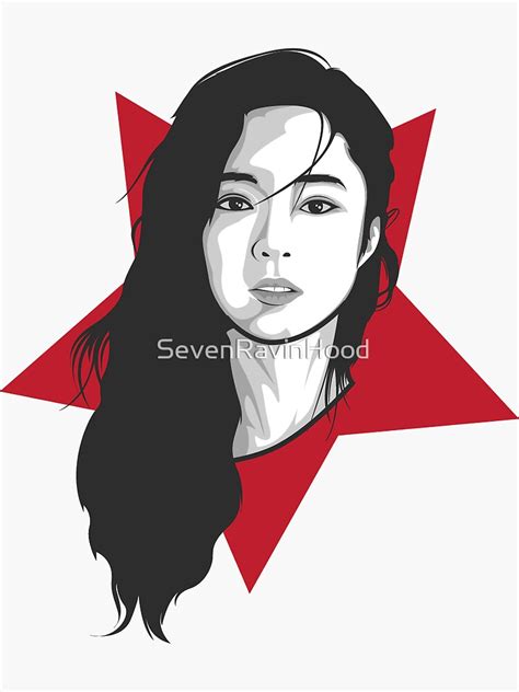 Asian Sticker By Sevenravinhood Redbubble