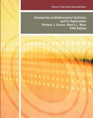 Introduction To Mathematical Statistics And Its Applications Pearson