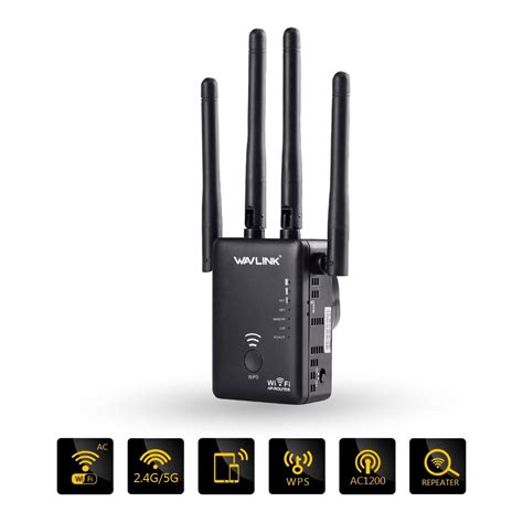 Wavlink AC1200 WiFi Range Extender Router Access Point With Ethernet