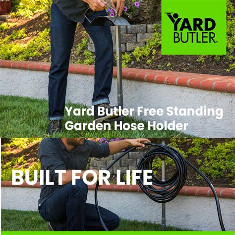 Yard Butler Free Standing Garden Hose Hanger Heavy Duty Post