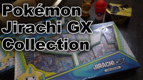 Pokémon Jirachi GX Collection Box Walmart Exclusive Opening Packs