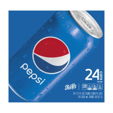 Pepsi Pepsi Soda 24 -12 FL OZ Cans - Brookshire's