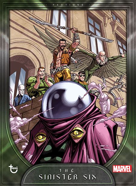 Marvel Comics Archive Trading Cards The Sinister Six