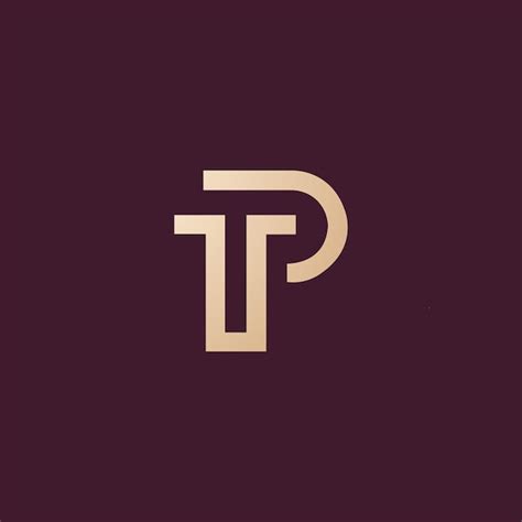 Premium Vector Luxury Tp Logo Design Vector Image