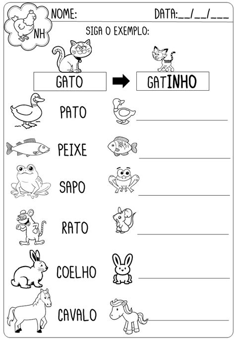 ATIVIDADES CH NH E LH Criar Recriar Ensinar Transforme Seu Dia