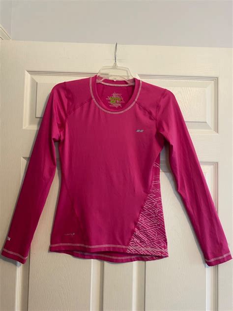 Koppen Womens Fuchsia Pink Knit Crew Neck Long Sleeve Top Base Layer