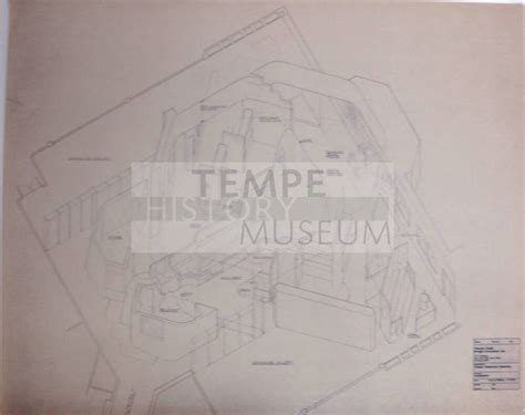 Axonometric Drawing Of Tempe Historical Museum Works Tempe History