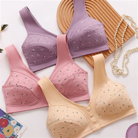 Push Up Bras For Women Comfortable Daisy Bra For Seniors 2023 New Comfortable Front Closure