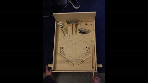 Wooden Pinball Machine - YouTube