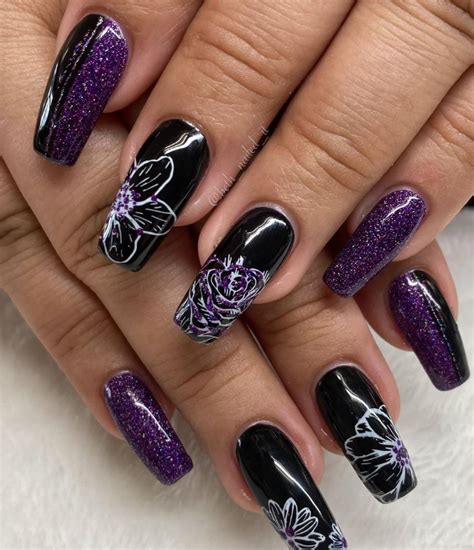 Stunning Black And Purple Nail Designs To Inspire Your Next Manicure