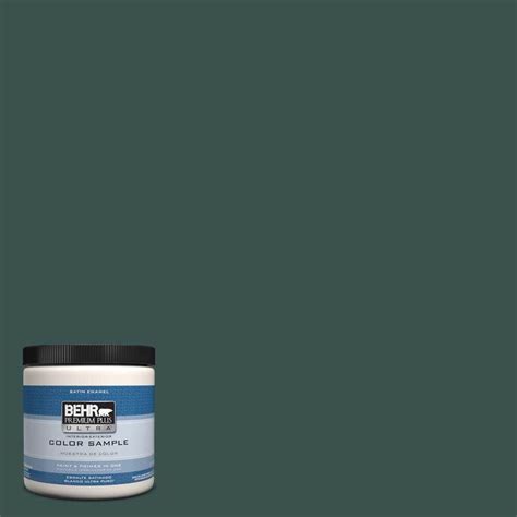 Behr Premium Plus Ultra 8 Oz Hdc Cl 21a Dark Everglade Interior